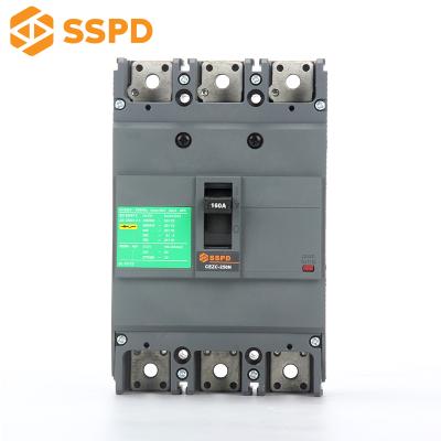 China DMC Front Connections Trip Units Manufacturer Quality Factory New EZC 160a 3p Molded Case Circuit Breaker for sale