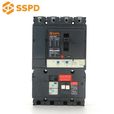 China Type 4 Earth Leakage Poles Number ELCB 250 Amp Circuit Breaker NSX 50kA for sale