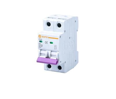 China Manual short circuit and overload transfer switch mcb type switches wall chint contactors DC agnetic mcb 3pole 4phase 63amp for sale