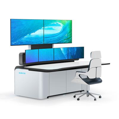 China One Stop Solution Security Control Room Modern Custom Console Furniture For Operator Center for sale