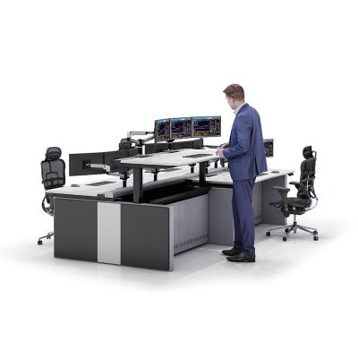 China China Manufacturer Custom Intelligent Control Modern Console Price Reasonable Office Furniture Control Room Control Desk For Sale for sale