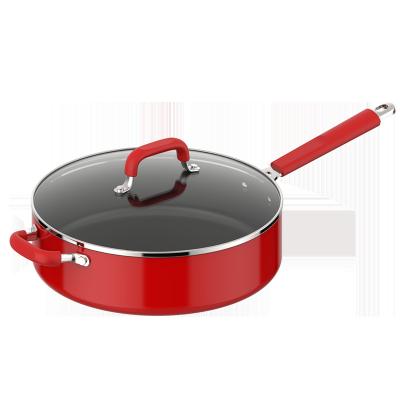 China Japandi ASD Hotel Restaurant Kitchen Cooking Frying Pan Non Stick Fry Pan Aluminum Alloy Cookware Set Japan Frying Pan Induction for sale