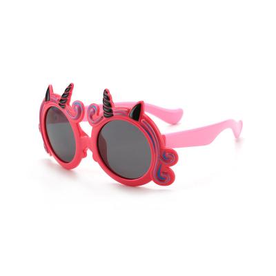 China Diy Custom Made Round Logo Print Unicorn Sunglasses Trendy Unique for sale