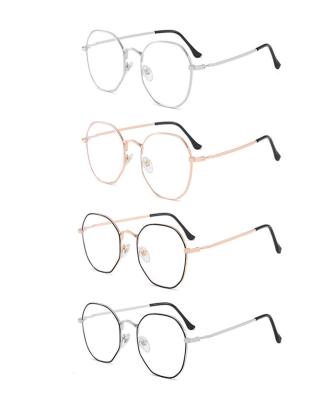 China Wholesale trend China round protection metal frame fashion eyewear myopia glass prescription glasses 1.5 1.0 to -6.0 for sale