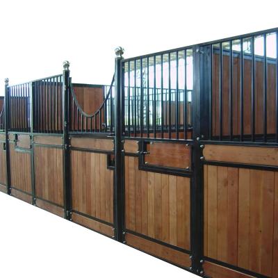 China Farms High Quality Horse Stable With Innovative Galvanized Steel And Wood Combos Horse Stall Designs For The Modern Rider for sale