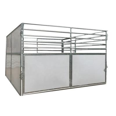 China Farms Single Temporary Stable Stainless Steel Outdoor Horse Shelter Cheap Durable Stable for sale