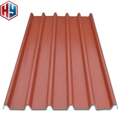 China Construction Dx51d PPGI Prepainted Color Galvanized Coated Steel Corrugated Sheeting for sale