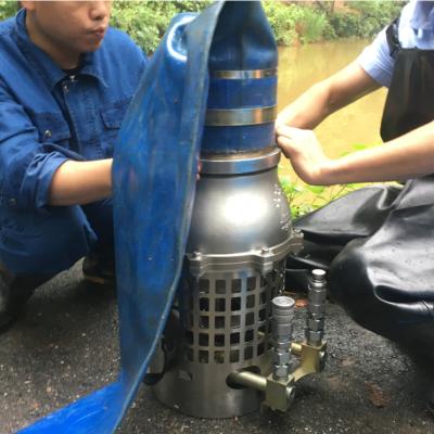 China 600m3/h plazo seco sumergible hidráulico de la bomba del flujo grande sin daño en venta