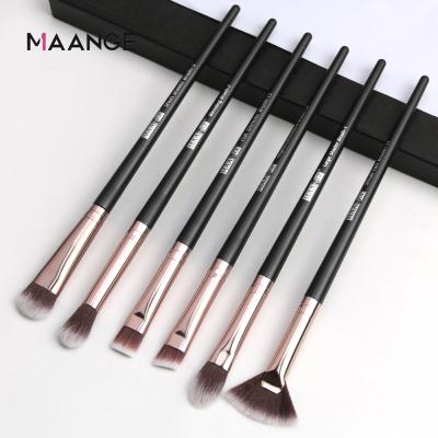 China Angular Blush Wholesale Maange Professional Makeup Eye Brush 6pcs Eye Brush Makeup Tool for sale