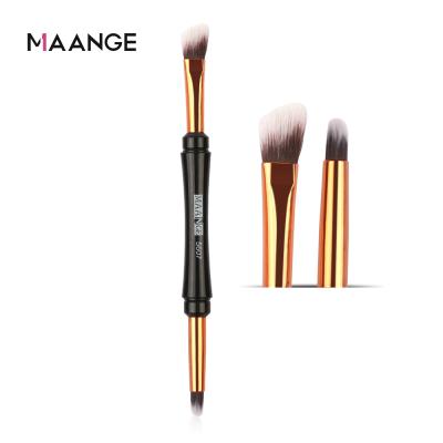 China Double Eye Makeup Brush Super Soft Nylon Hair Single Fluffy Eyeshadow Blending Brush for sale