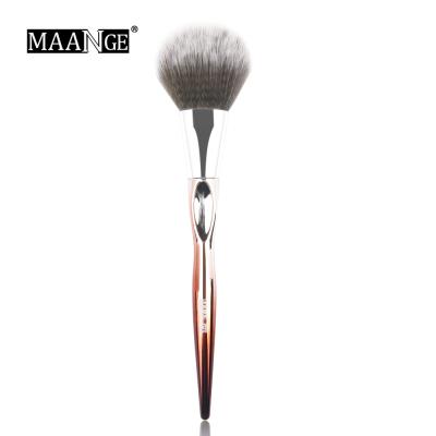 China New Makeup Tool Face Makeup Tool Popular Golden Hair Foundation Soft Synthetic Powder Single Makeup Brush for sale