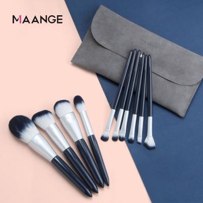 China Soft Bristle Makeup Brush Supplier Multifunctional Makeup 10pcs Brush Case Kit Set for sale