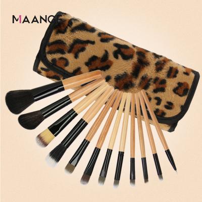 China Vagan 12pcs Comfortable Makeup Tools Custom Natural Makeup Set Brush Hair Cosmetics for sale