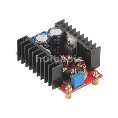 China DC-DC 10-32V mobile car notebook power supply in 12-35V voltage adjustable boost module 150w step up module 65MM*23MM*56.5MM for sale