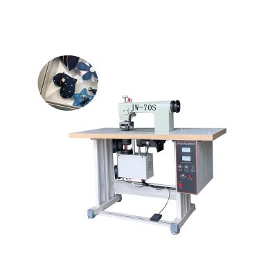 China 20Khz Ultrasonic Trimmer Lace Sewing Manual Ultrasonic Plastic PP Nonwoven Bag Making Machine for sale