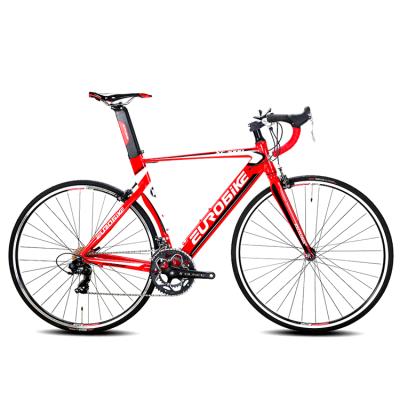 China Hot Selling Aluminum Alloy Carbon Frame 700c Road Bike 22S Carbon Fiber Travel Bike 2021 Complete Bike for sale