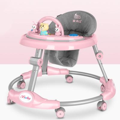 China 2020 Eco-friendly Plastic Music Cartoon Baby Walkers Model Baby Walker for sale