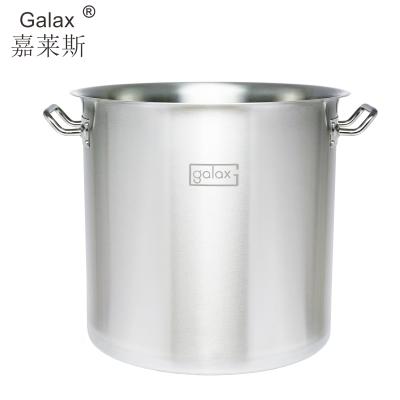 China 304 Soup Pot Sustainably High Quality Stock Pot Double Handle With Twice Polishing for sale