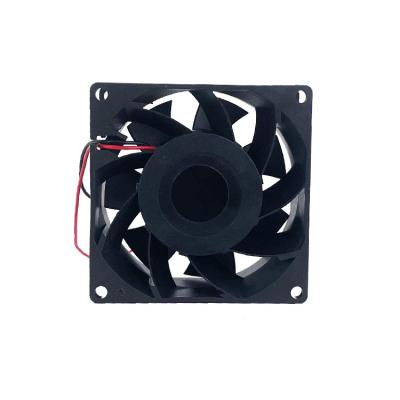 China Garment Shops Square DC fan 8038 80 * 80 * 38mm waterproof cooling fan 12v 24v 48v DC high-speed fan for sale