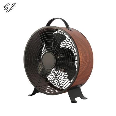 China 9 inch usb fan hotel with 3 small aluminum blades fan designer table clocks for sale