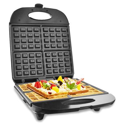 China MiNi Double-Sided Heating Non-Stick Household Waffle Baking Non-Stick Maker Breakfast Machine Outdoor Grill Food Light Bun Sandwich Maker for sale