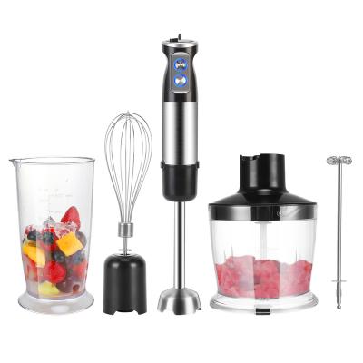 China Stainless Steel Multi Function Movable Rod Household 1000w Electric Immersion Stick With One Button Multi-speed Hand Blender for sale