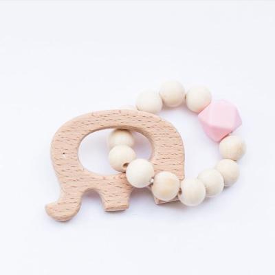 China All wood beaded ins decoration, wooden beaded baby toys, shooting props for kids for sale