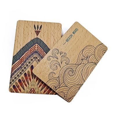 China China Wholesale Custom Wood Carving Business Cards Printed On Wood for sale