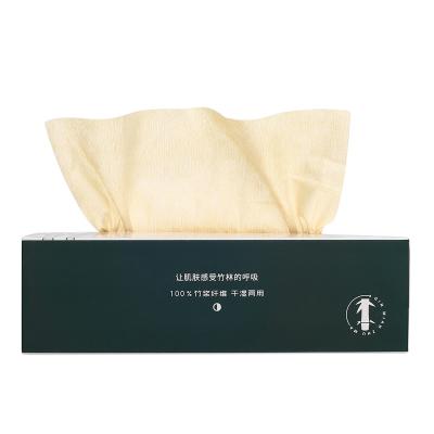 China Personal Care Sensitive Skin Use Soft Organic Bamboo Fiber Cleansing Face Towel With 50pcs 80pcs 100pcs Bag for sale