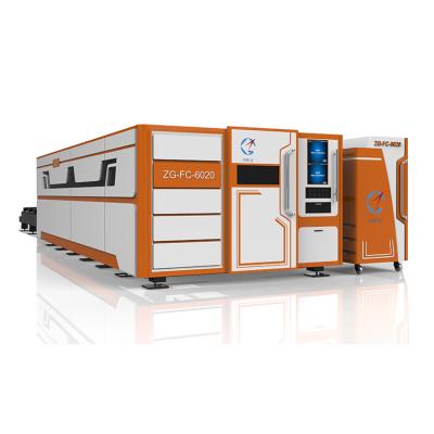 China good reputation Full-enclosed fiber metal laser cut machine F3015 500W with CE, ISO for sale