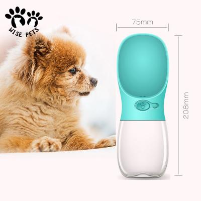 China Pets Portable Small Pets Puppy Driver Fashion Dog Travel Collapsible Water Bottle With Filter Leak Proof Pet Water Bottle for sale