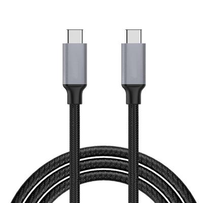 China Mobile Phone Alumminum USB C PD USB3.0 Fast Charging Type C Cable 20V 3A 5GB Type C Data Cable For Samsung Galaxy For MacBook for sale