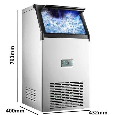 China Commercial Restaurant Stainless Steel Ice Maker Cube Machine for sale