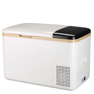 China Luxury R134a Fridge 12V DC Compressor For Mini Fridgeportable 12v 18L 28L Compressor Fridge Freezer for sale