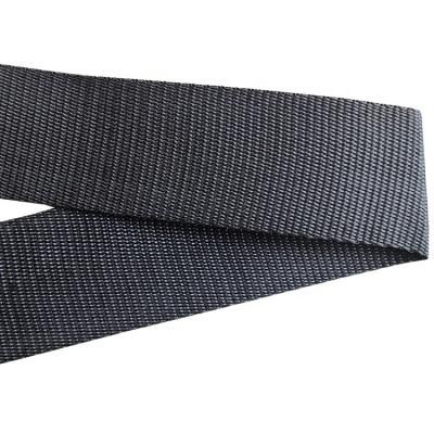 China High Tenacity 50mm Wide Aramid 2 Inch Webbing Black Aramid Webbing for sale