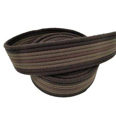 China Sustainable Canvas Belt Webbing 1.5 Inch Cotton Webbing Eco Webbing Strap for sale