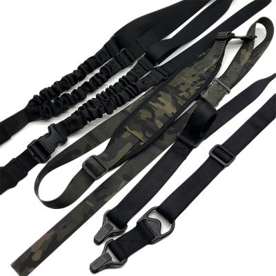 China Two Point Weaver OEM Tactico Tactical Adjustable 2 Point Rifle Tactical Leather Nylon Slings for sale