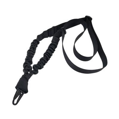 China Wear Resistant OEM Weaver 1 Point Bungee Rifle Tactical Military Adjustable Sling With Snap Hook One Point Gun Sling for sale