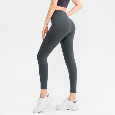 China Wholesale Custom Breathable Yoga Pants Yoga Pants Plus Size High Waist Fitness Ladies Jogger Yoga Leggings Soft Stretchy With Pockets for sale