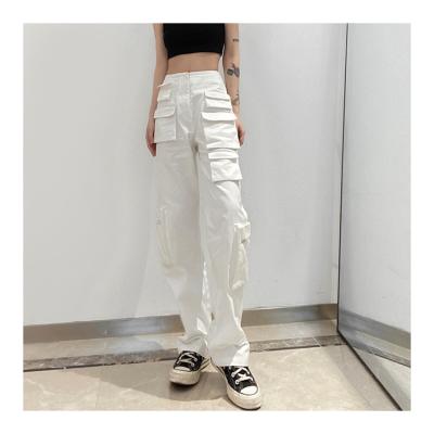 China Viable made in china high end quality casual custom logo multi pockets wide leg pants for sale