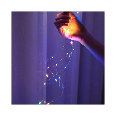 China Central Institute of Statistics Professional Manufacture Security Fairy Lights Copper Wire Curtain Light for sale