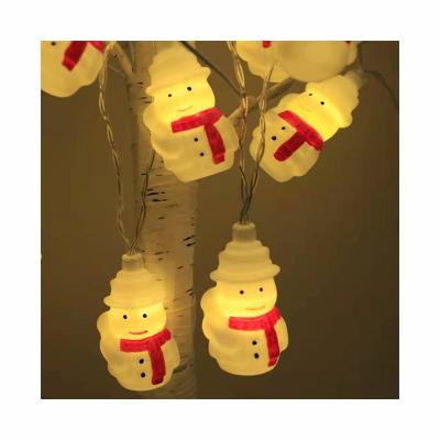 China 2021 2021 Central Statistical New Year Decoration Christmas Led Light String Fairy Santa Claus Snowman Indoor Outdoor Light String Fairy for sale