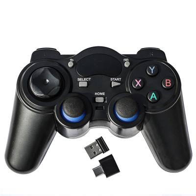 China 2019 Newest ABS 2.4G RF Gamepad a8 BT plastic android wireless gamepad wireless controller with great price joystick and game control for sale