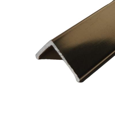 China Economical Hot Selling Aluminum L Corner Profile Wall Edging Trims Guards Ceramic Strip for sale