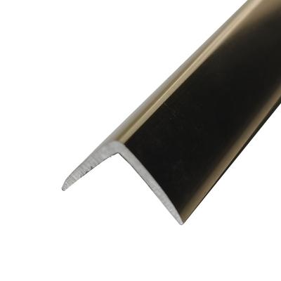 China Economical High Quality Aluminum Ceramic Corner L Shaped Edge Protector 90 Corner Transition Strip Tile L Shaped Profile for sale