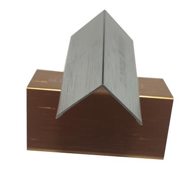 China Economic Latest Design Aluminum L Shaped Exterior Hood Strips L Channel Wall Corner Edge Ceramic Tile Trim for sale