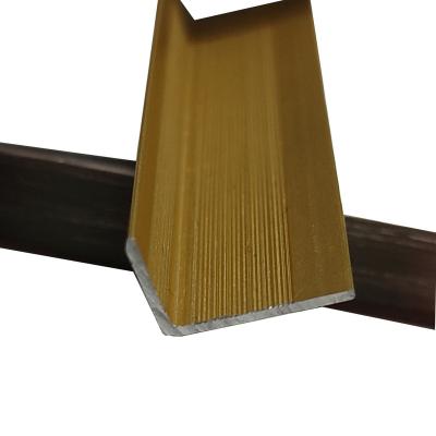 China Economical L Type Aluminum Profile Decorative Strip L Shape Metal Protection Ceramic Tile Ledge Strip for sale