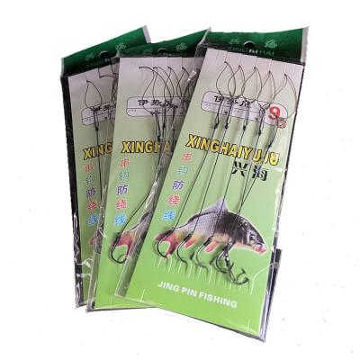 China The Line High Carbon Carp Krank Horse Twine Hook Direct Selling Anti-twine Import Strong Hook for sale