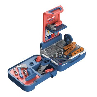 China Plastic Tool Plastic Tool Kit Pretend Play Construction Kids Educational Tools for sale