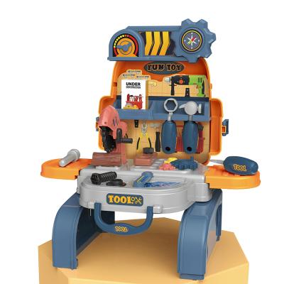 China Tools Table Pretend Game Engineer DIY Tool Table Kids Tool Toys Set On Sale for sale